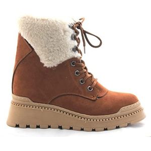 Come Voglio Fashion Boot dames Fashion Boot FR-CV-00056, bruin, 36 EU