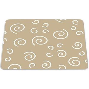 Questo Casa, Rechthoekige muismat met digitale print, antislip onderkant, voor kantoor en thuis, 22 x 18 cm