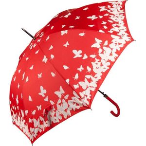 BiggDesign Windproof Paraplu - Dames Paraplu - Stormparaplu - Ø100cm - Rood