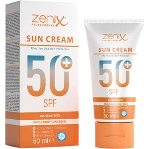 Zenix Professional 50+ (56) SPF Effective UVA UVB - Protector - Zonnebrand Crème voor gezicht- geschikt voor wintersport, zomer activiteiten en nog meer