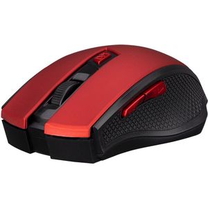 Everest Draadloze Optische Muis met USB Nano Ontvanger – Rood - SMW-777