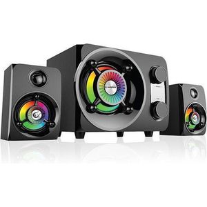 Rampage RMS-G8 bluetooth 2.1 speakerset - LED regenboog verlichting