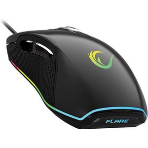 Rampage Flare RGB gaming muis SMX-R51 - 10000 dpi - met macro software