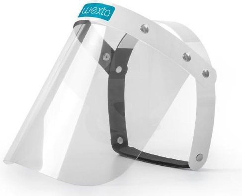 Gezichtscherm - Transparant - Plastic - Hoofdband