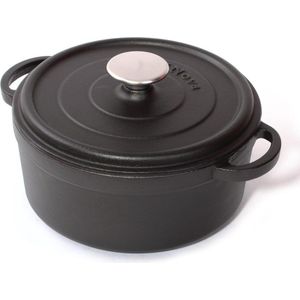 Cuisinova Braadpan - Gietijzer - 2,5 liter - 20 cm - Zwart