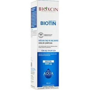 Bioxcin Biotin Shampoo Aqua Thermaal Water 300 ml (Tegen jeukende hoofdhuid en haaruitval) - Herbal - Bio - Herbal shampoo - bioxcin - bioxsine - biotin for hair - Haarverzorging - Biotin shampoo