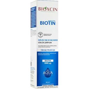 Biotin Shampoo Aqua Thermaal Water 300 ml (Tegen jeukende hoofdhuid en haaruitval) - Herbal - Bio - Herbal shampoo - bioxcin - bioxsine