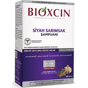 Bioxcin - Zwarte Knoflook Shampoo 300 ml (shampoo tegen haaruitval) - shampoo - haaruitval - haarverzorging - Herbal shmpoo