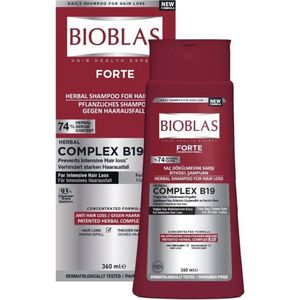 Bioblas - Forte Anti-haaruival Shampoo 360 ml - Haaruitval - Haarverzorging - Anti-haaruival - Bio shampoo - haarverzorging - Herbal shampoo
