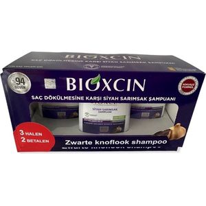 Bioxcin - Zwarte Knoflook Shampoo 3x300ml 3 Halen 2 Betalen! (Anti-Haaruitval shampoo) - Herbal - Bio - Herbal shampoo - bioxcin - bioxsine - Anti-Haaruival