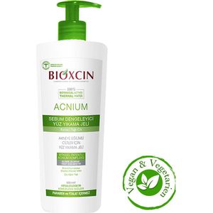 Bioxcin Acnium Sebum Balancing Face Wash Gel 500 ml (Gezichtsreiniger voor acne) - Herbal - bioxcin - Bio - Acne - Face Wash Gel - Gezichtsverzorging - Huidverzorging