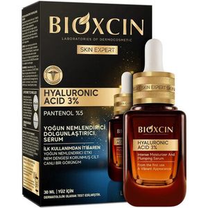 Bioxcin - Hyaluronzuur Serum 3% - Intensief hydraterend opvullend serum 30 ml - huidverzorging Serum - gezicht serum - Serum voor Gezict