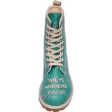 DOGO Lange Laarzen - Beige - Veganistisch Kunstleer - Handgemaakt