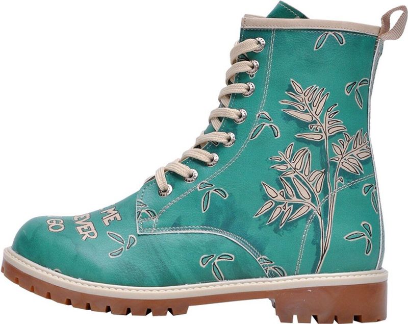 DOGO Lange Laarzen - Beige - Veganistisch Kunstleer - Handgemaakt