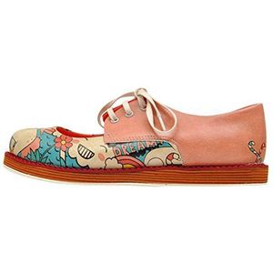 DOGO Pency Mary Jane Flat voor dames, Meerkleurig, 37 EU