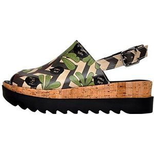 DOGO Gigi damessandalen, meerkleurig, 40 EU, Meerkleurig, 40 EU