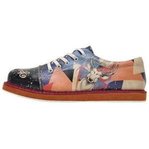 DOGO Oh My Deer Dames Oxford Schoenen 5 UK, Multi kleuren, 38 EU