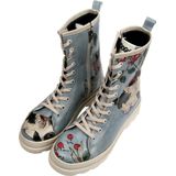 DOGO - Gisele - Dames Laarzen - Sleepy Cat - Plateaustiefel