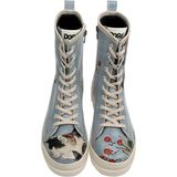 DOGO - Gisele - Dames Laarzen - Sleepy Cat - Plateaustiefel