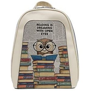 DOGO Tidy Bag The Wise Owl Beige, meerkleurig, Mehrfarbig