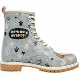 DOGO - Hello My Hooman - Dames Laarzen - Multikleur - Kunstleer
