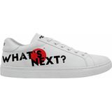 DOGO - Heren Vegan Lederen Sneakers - Wit - Motief-44