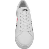 DOGO - Heren Vegan Lederen Sneakers - Wit - Motief-44