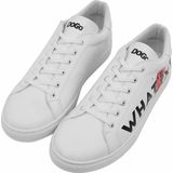 DOGO - Heren Vegan Lederen Sneakers - Wit - Motief-44