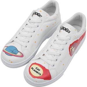 DOGO Dames Ace Sneakers, Blanc, 5.5 UK, Blanc, 38.5 EU