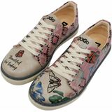 DOGO Sneakers - Thankful for Today - Zwart - Kunstleer