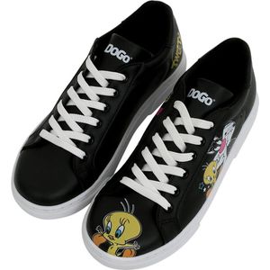 DOGO Ace Dames Sneakers - Best of Tweety and Sylvester BLACK Dames Sneakers 41