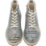 DOGO Shortcut Dames Laarzen - Hello Pumpkin 36