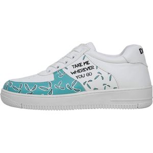 DOGO - Femme Cuir Vegan - Baskets - Wit - Vegan Materialen