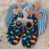 Slipstop Dino Donker blauw groen