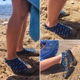 Slipstop Dino Donker blauw groen