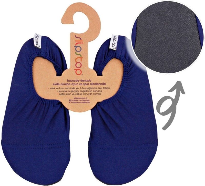 Slipstop Waterschoen Kinderen - Antislip - Navy Blauw