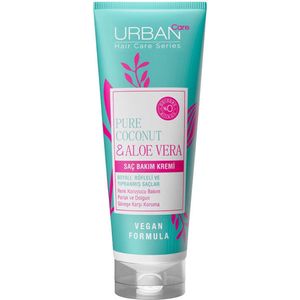 Urban Care - Pure Coconut & Aloe Vera Conditioner - Voor Gekleurd Haar - Vegan - Vrij Van Siliconen