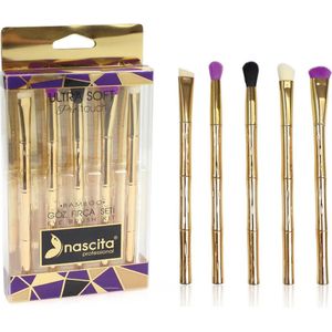 Nascita Gold Bamboo proffesional Eye brush kit 5pc