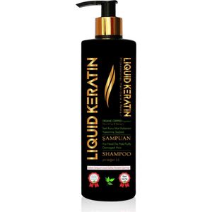 Bio Keratine Organic Malibu Shampoo voor droog, mat, hard kroeshaar, versterkend en hydraterend voor geverfd haar (350 ml)- Herbal Shampoo - Bio shampoo - Keratin shampoo - Keratine shampoo - Malibu Shampoo