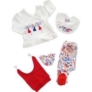 Babysetje 5-delig - Newborn kleding set/meisje - kraamcadeau - lalezar -babykleding - babykleertjes