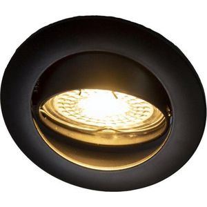 LED inbouwspots - GU10 Fitting - kantelbaar Zwart armatuur