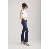COJ - Laura - Dames Flare Jeans - Dark Blue Vintage