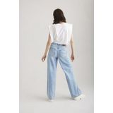 Cup of Joe Denim - Maria - Jeans - Lichtblauw - High Waist Wide Leg