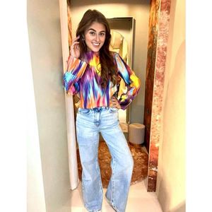 Cup of Joe Denim - Maria - Jeans - Lichtblauw - High Waist Wide Leg