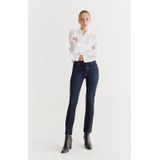 Cup of Joe Denim - Hannah - Jeans - Donkerblauw - High Waist - Rechte Pijpen