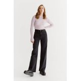 Coj - Maria - Jeans - Zwart - Wijd Pasvorm - 100% Katoen
