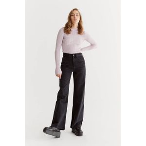Coj - Maria - Jeans - Zwart - Wijd Pasvorm - 100% Katoen