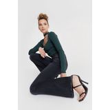 COJ - Matilda - Dames Flare Jeans - Black Vintage