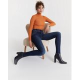 COJ - Lisa - Dames Skinny Jeans - Deep Blue