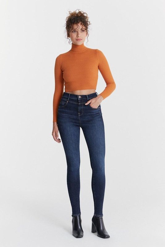 COJ - Lisa - Dames Skinny Jeans - Deep Blue